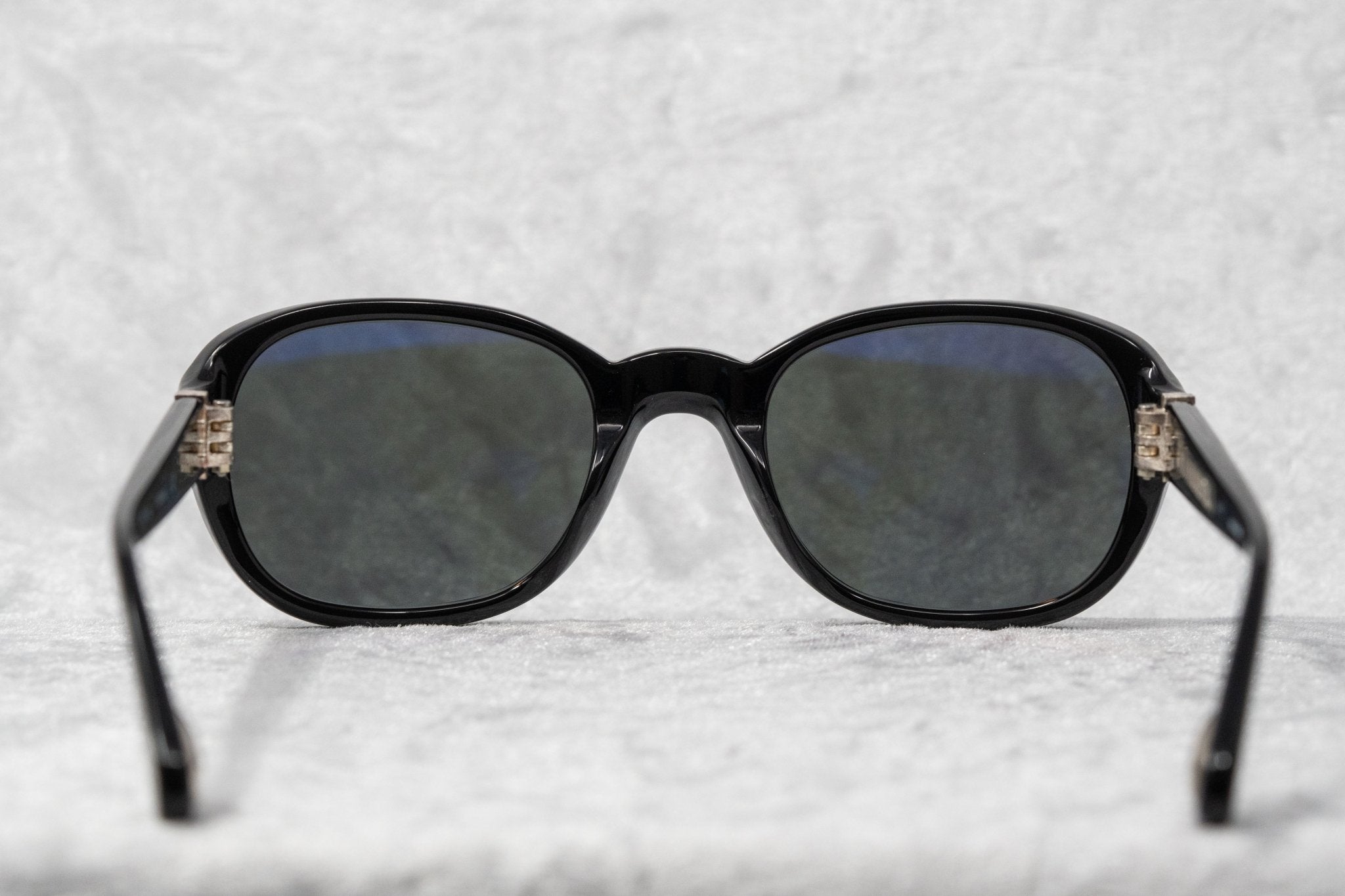 Ann Demeulemeester Ladies Sunglasses Oval Black and Grey