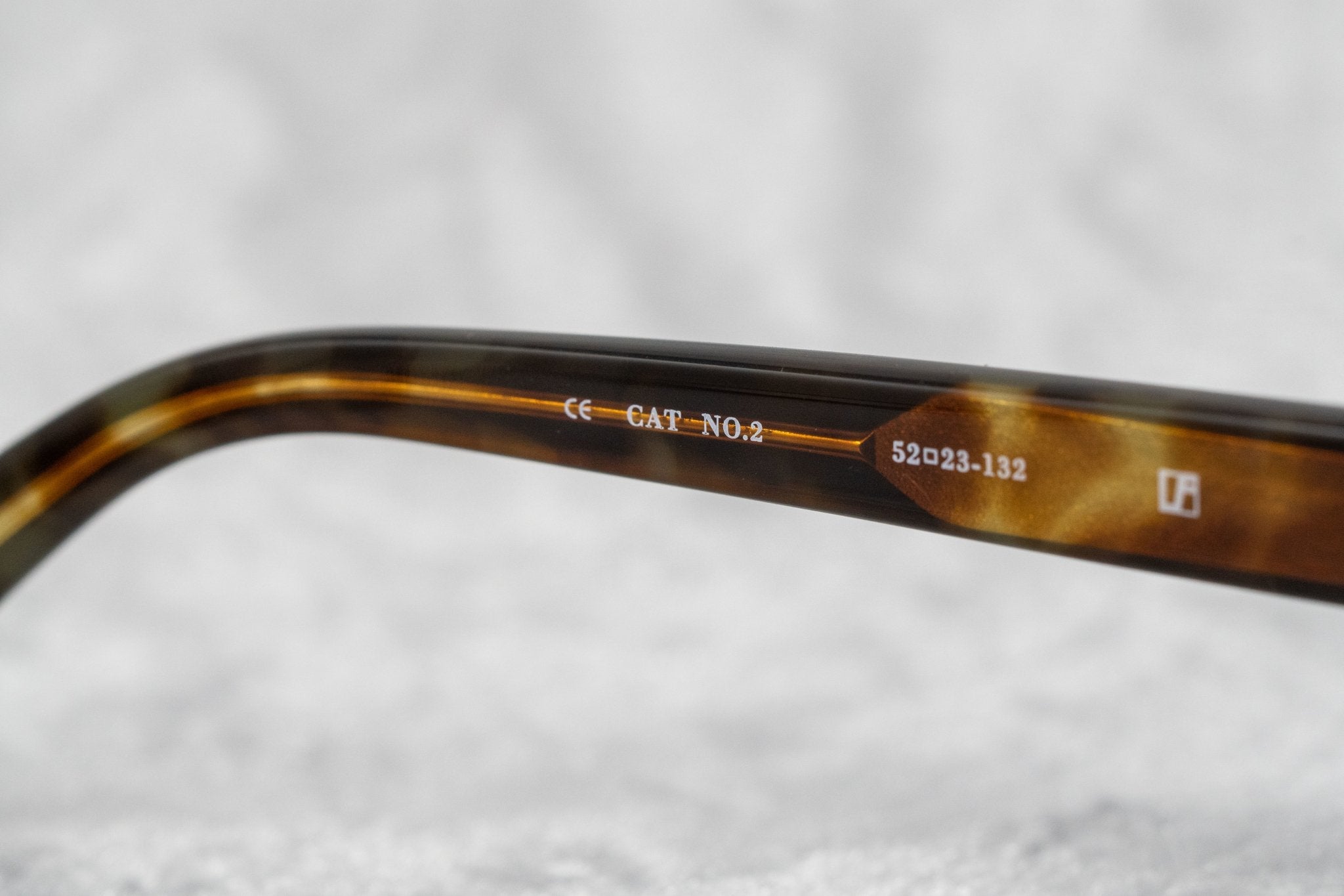 Ann Demeulemeester Ladies Sunglasses Oval Black and Brown Graduated