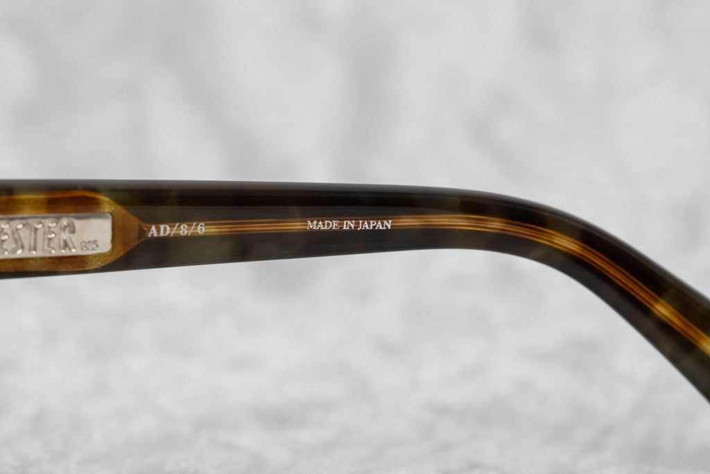 Ann Demeulemeester Ladies Sunglasses Oval Black and Brown Graduated