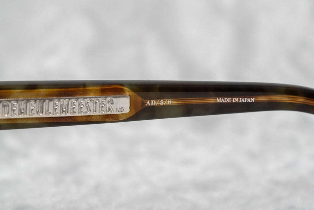 Ann Demeulemeester Ladies Sunglasses Oval Black and Brown Graduated