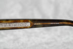 Ann Demeulemeester Ladies Sunglasses Oval Black and Brown Graduated