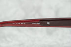 Ann Demeulemeester Sunglasses Oval Red Silver and Blue