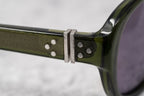 Ann Demeulemeester Sunglasses Oval Green and Purple