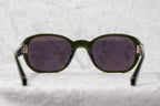 Ann Demeulemeester Sunglasses Oval Green and Purple