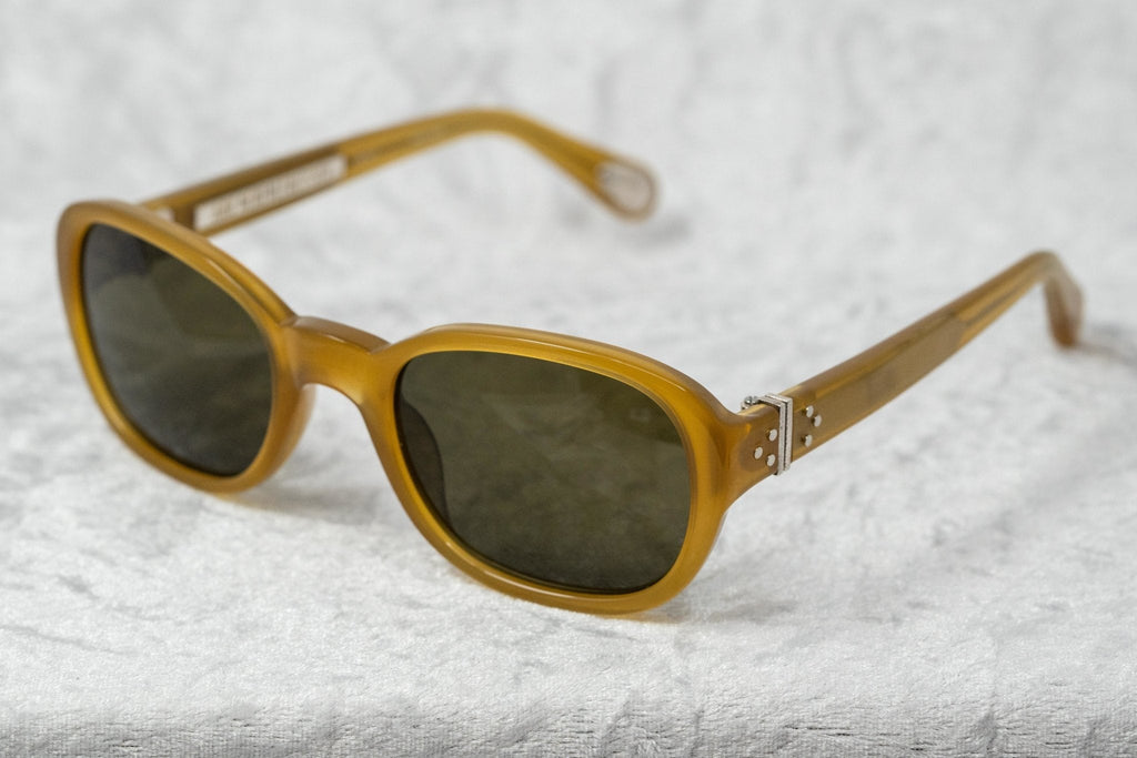Ann Demeulemeester Sunglasses Oval Honey and Green