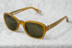 Ann Demeulemeester Sunglasses Oval Honey and Green