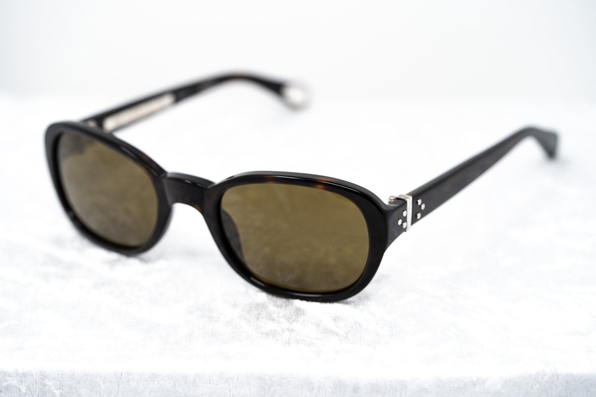 Ann Demeulemeester Sunglasses Oval Tortoise Shell and Brown
