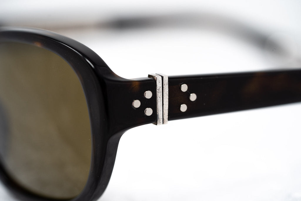 Ann Demeulemeester Sunglasses Oval Tortoise Shell and Brown