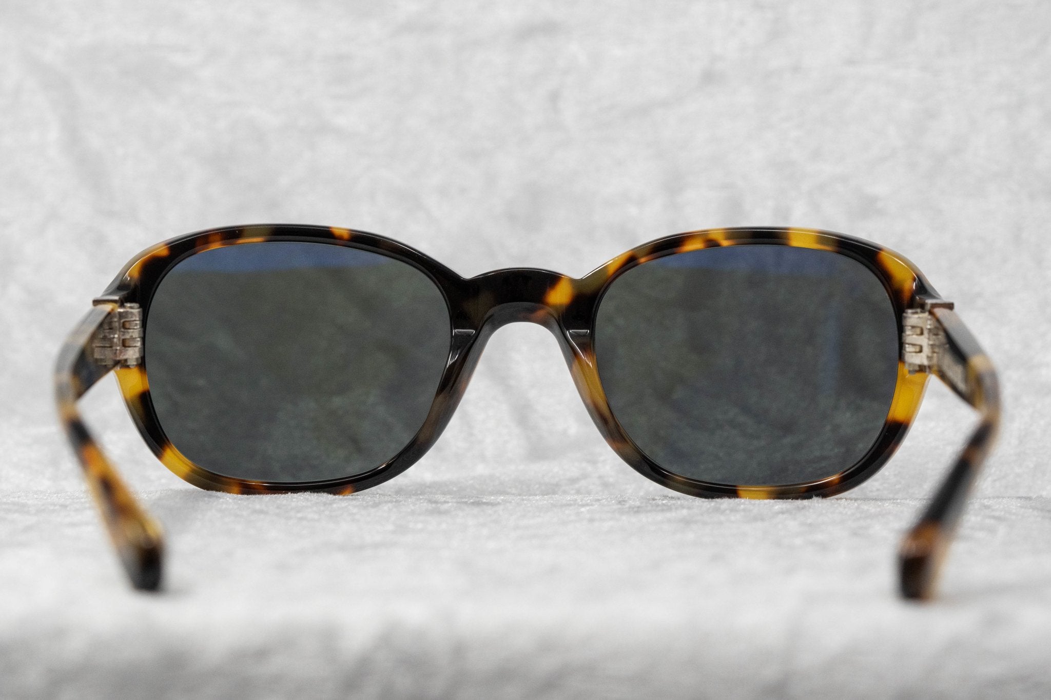 Ann Demeulemeester Ladies Sunglasses Oval Tortoise Shell and Grey