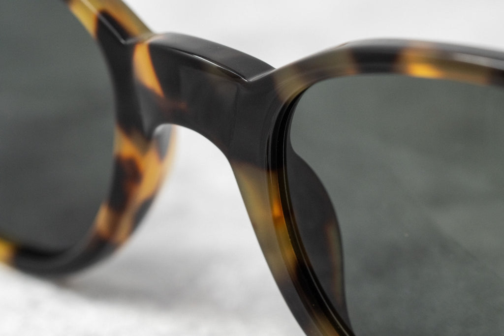 Ann Demeulemeester Ladies Sunglasses Oval Tortoise Shell and Grey