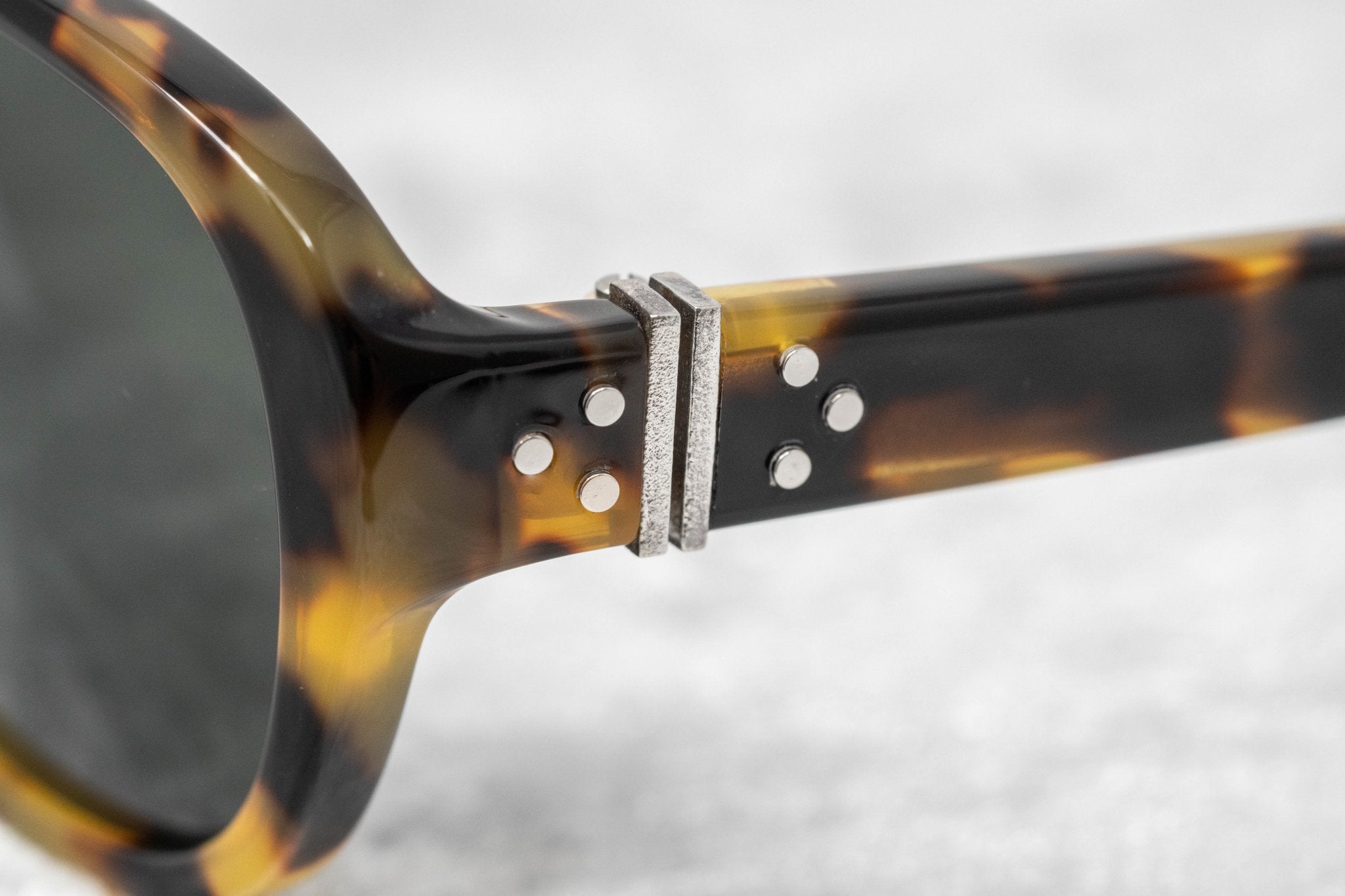 Ann Demeulemeester Ladies Sunglasses Oval Tortoise Shell and Grey