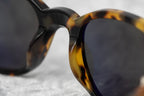 Ann Demeulemeester Ladies Sunglasses Oval Tortoise Shell and Grey