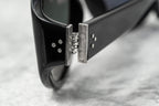 Ann Demeulemeester Ladies Sunglasses Oversized Black and Grey