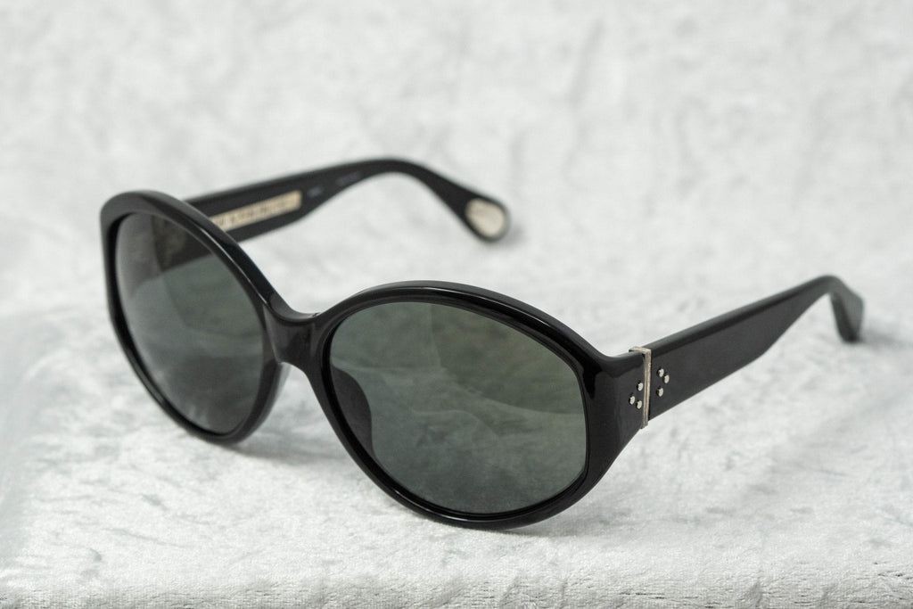Ann Demeulemeester Ladies Sunglasses Oversized Black and Grey