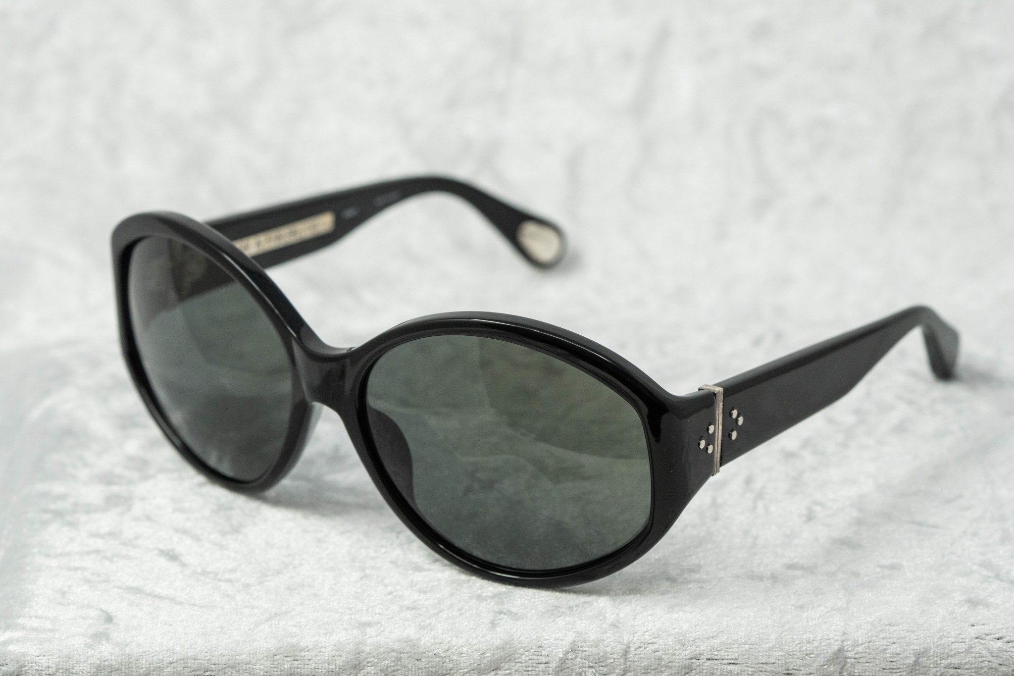 Ann Demeulemeester Ladies Sunglasses Oversized Black and Grey