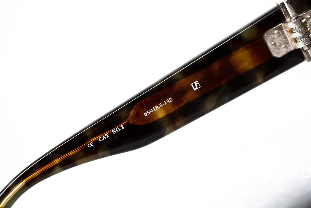 Ann Demeulemeester Ladies Sunglasses Oversized Black and Brown