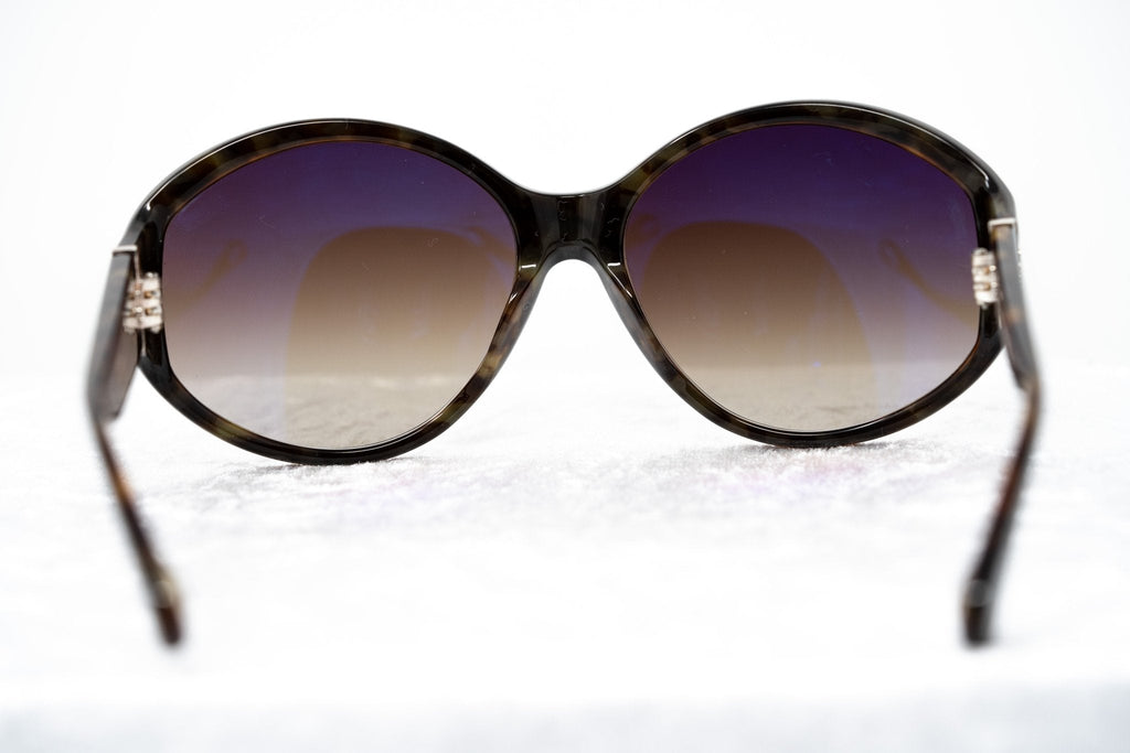 Ann Demeulemeester Ladies Sunglasses Oversized Black and Brown