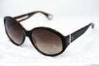 Ann Demeulemeester Ladies Sunglasses Oversized Black and Brown