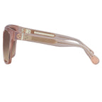 Ann Demeulemeester Sunglasses Oversized Blush Pink and Brown