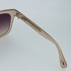 Ann Demeulemeester Sunglasses Oversized Blush Pink and Brown