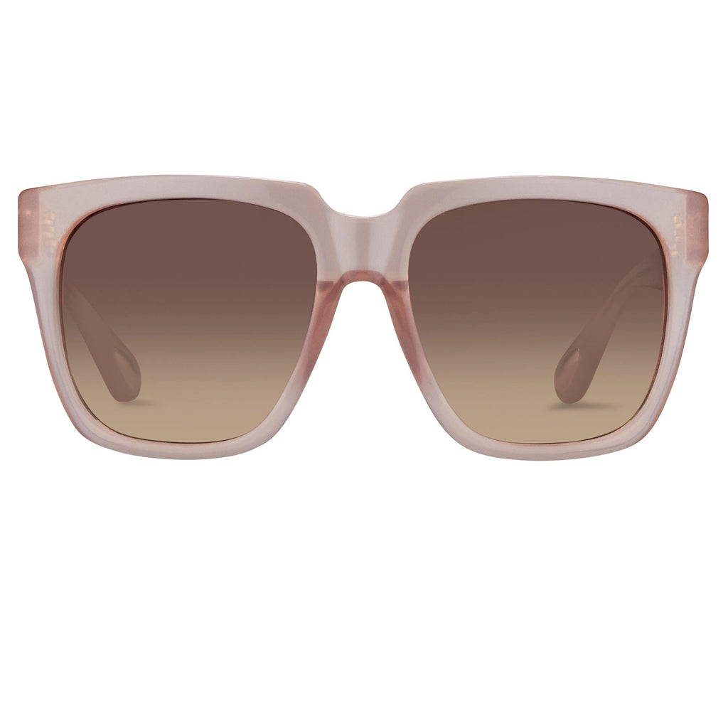 Ann Demeulemeester Sunglasses Oversized Blush Pink and Brown