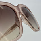 Ann Demeulemeester Sunglasses Oversized Blush Pink and Brown