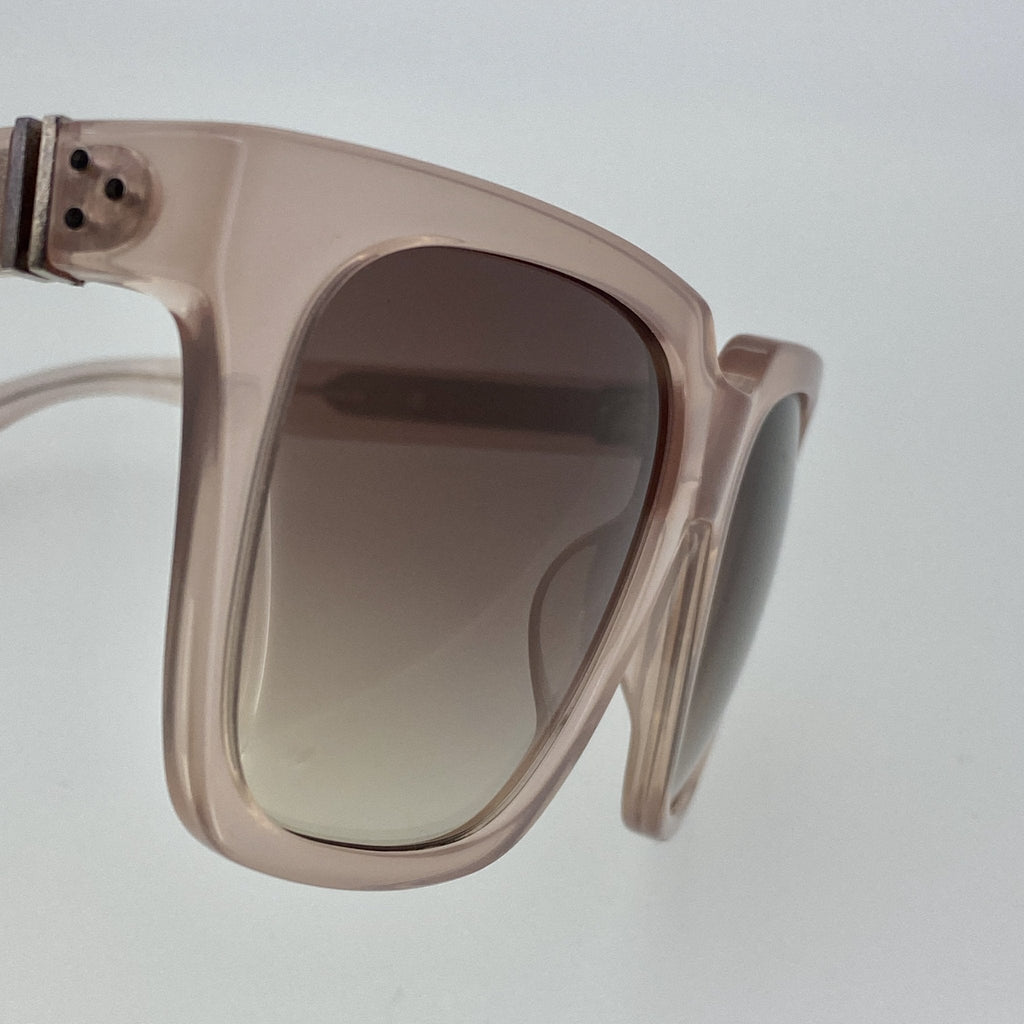 Ann Demeulemeester Sunglasses Oversized Blush Pink and Brown