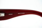 Ann Demeulemeester Ladies Sunglasses Oversized Bordeaux Red and Blue