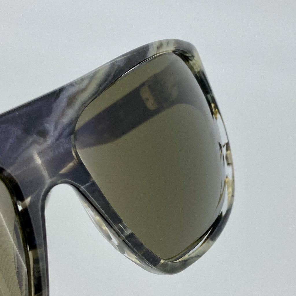Ann Demeulemeester Men's Sunglasses Oversized Brown and Green