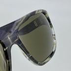 Ann Demeulemeester Men's Sunglasses Oversized Brown and Green