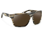 Ann Demeulemeester Men's Sunglasses Oversized Brown and Green