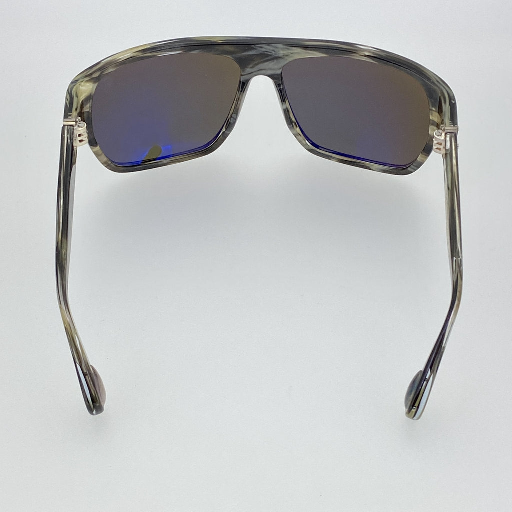 Ann Demeulemeester Men's Sunglasses Oversized Brown and Green