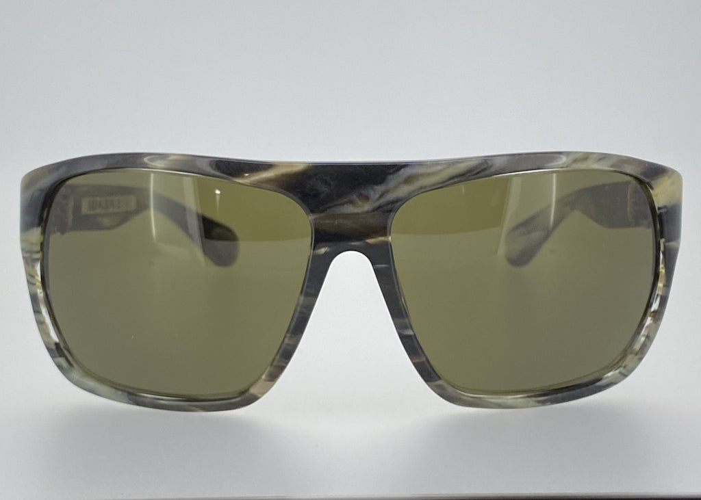 Ann Demeulemeester Men's Sunglasses Oversized Brown and Green