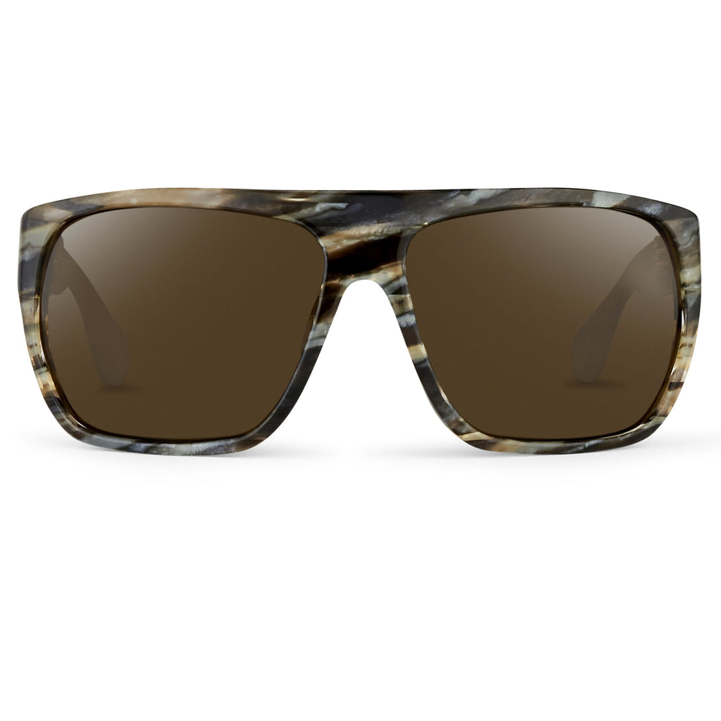 Ann Demeulemeester Men's Sunglasses Oversized Brown and Green