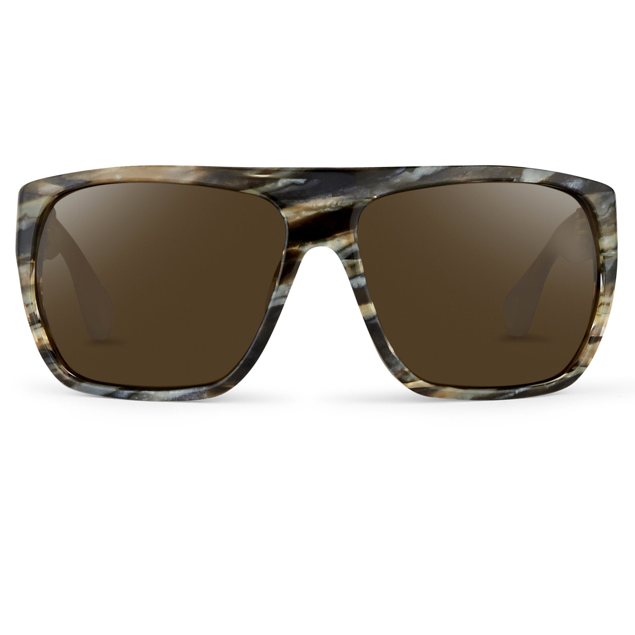 Ann Demeulemeester Men's Sunglasses Oversized Brown and Green