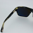 Ann Demeulemeester Men's Sunglasses Oversized Brown and Green