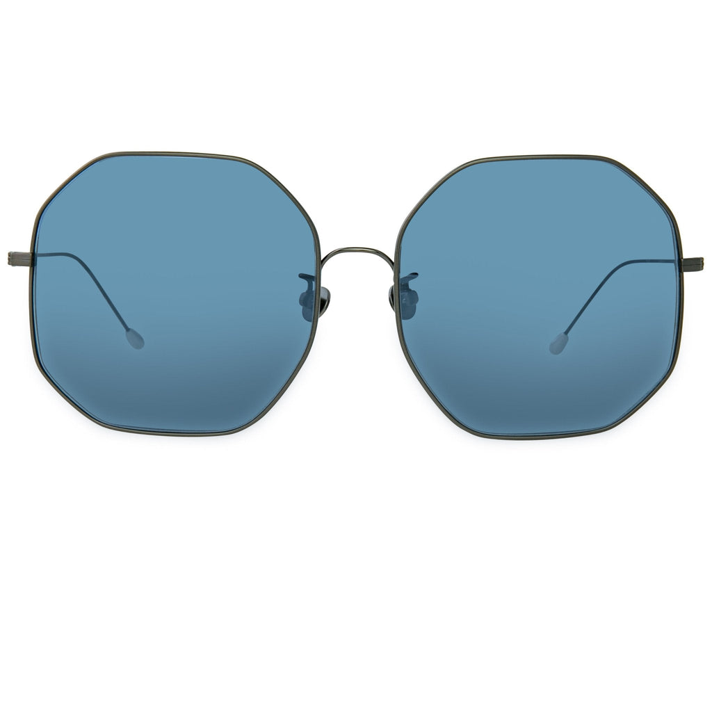 Ann Demeulemeester Sunglasses Oversized Gun Metal and Grey