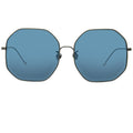 Ann Demeulemeester Sunglasses Oversized Gun Metal and Grey