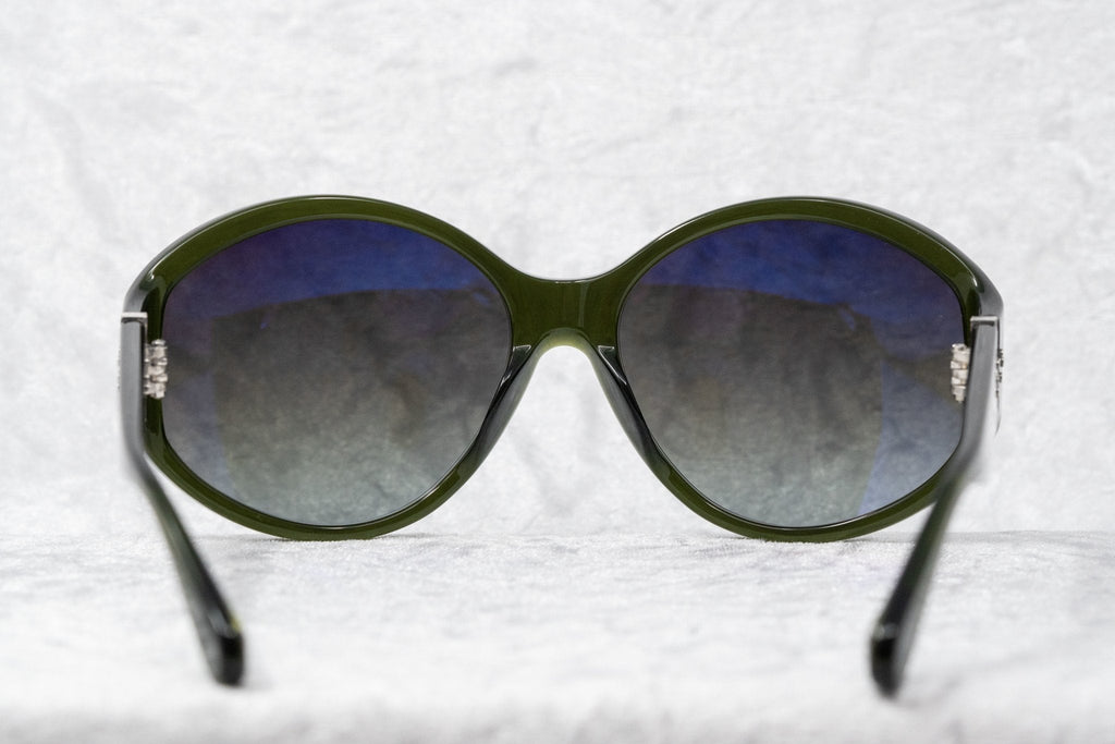 Ann Demeulemeester Ladies Sunglasses Oversized Green