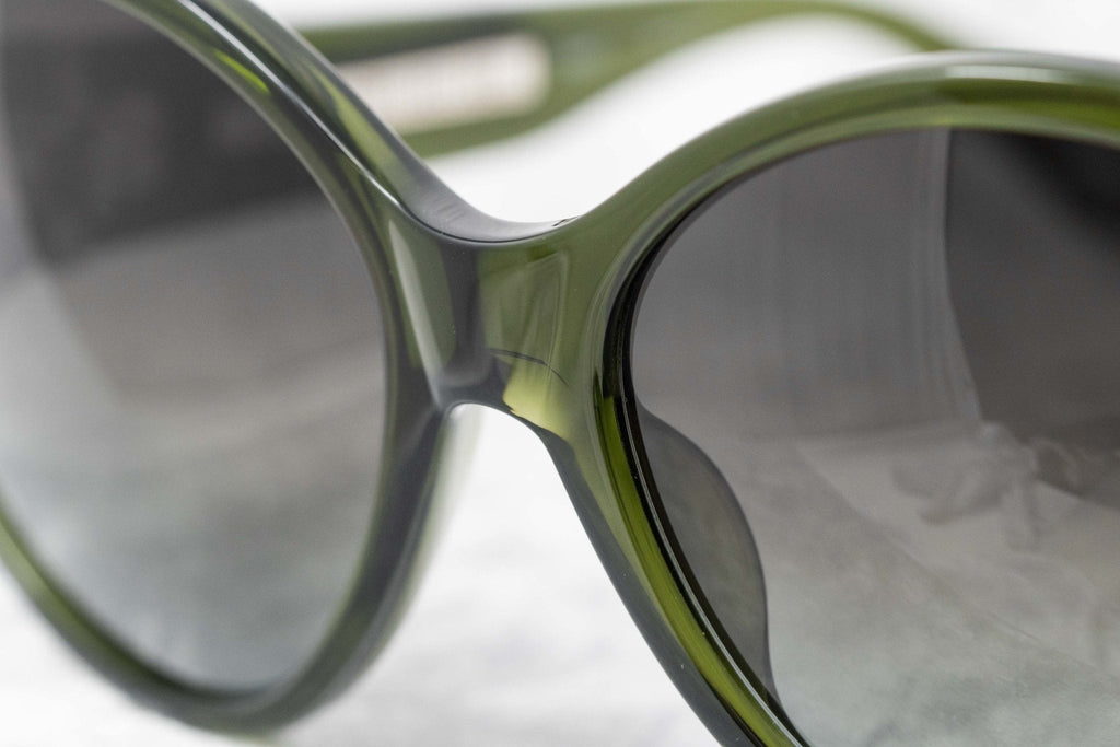Ann Demeulemeester Ladies Sunglasses Oversized Green