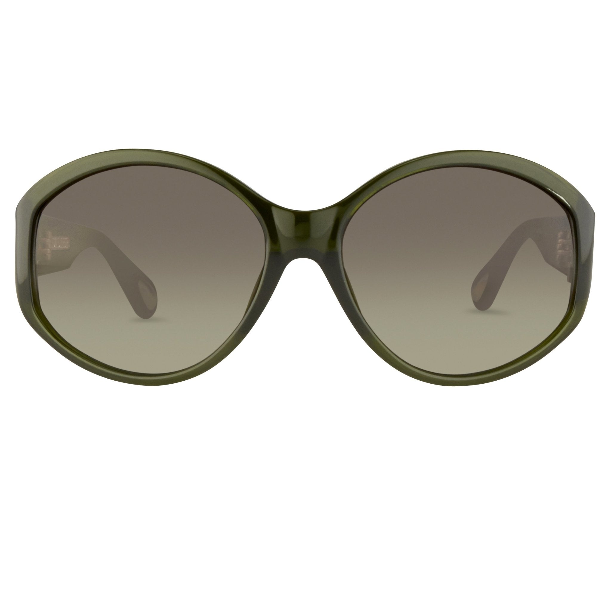 Ann Demeulemeester Ladies Sunglasses Oversized Green