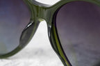 Ann Demeulemeester Ladies Sunglasses Oversized Green