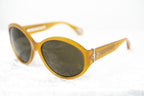 Ann Demeulemeester Ladies Sunglasses Oversized Honey and Green