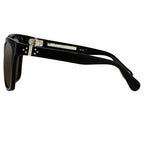 Ann Demeulemeester Men's Sunglasses Oversized Black and Grey