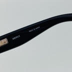 Ann Demeulemeester Men's Sunglasses Oversized Black and Grey