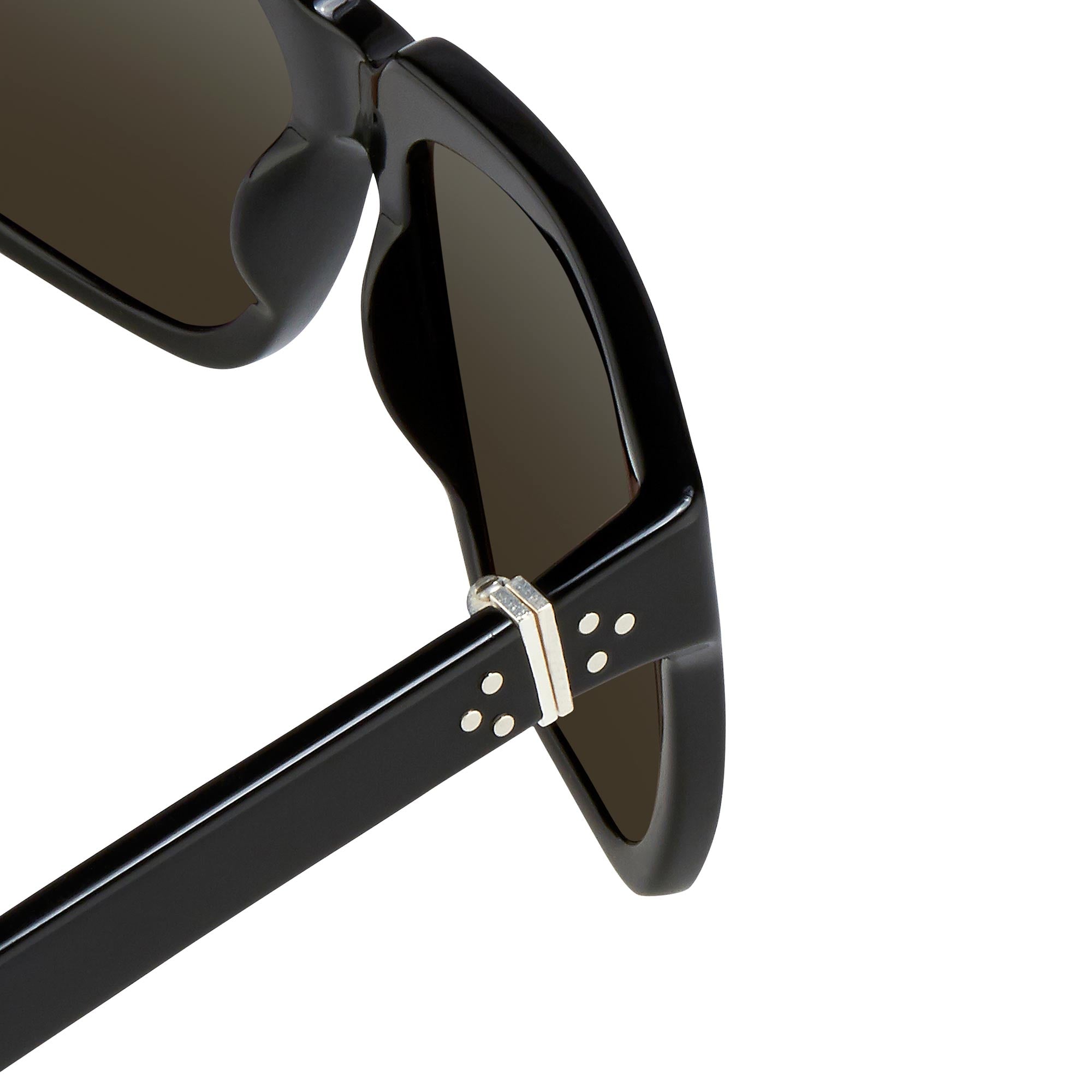 Ann Demeulemeester Men's Sunglasses Oversized Black and Grey