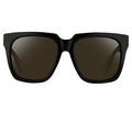 Ann Demeulemeester Men's Sunglasses Oversized Black and Grey
