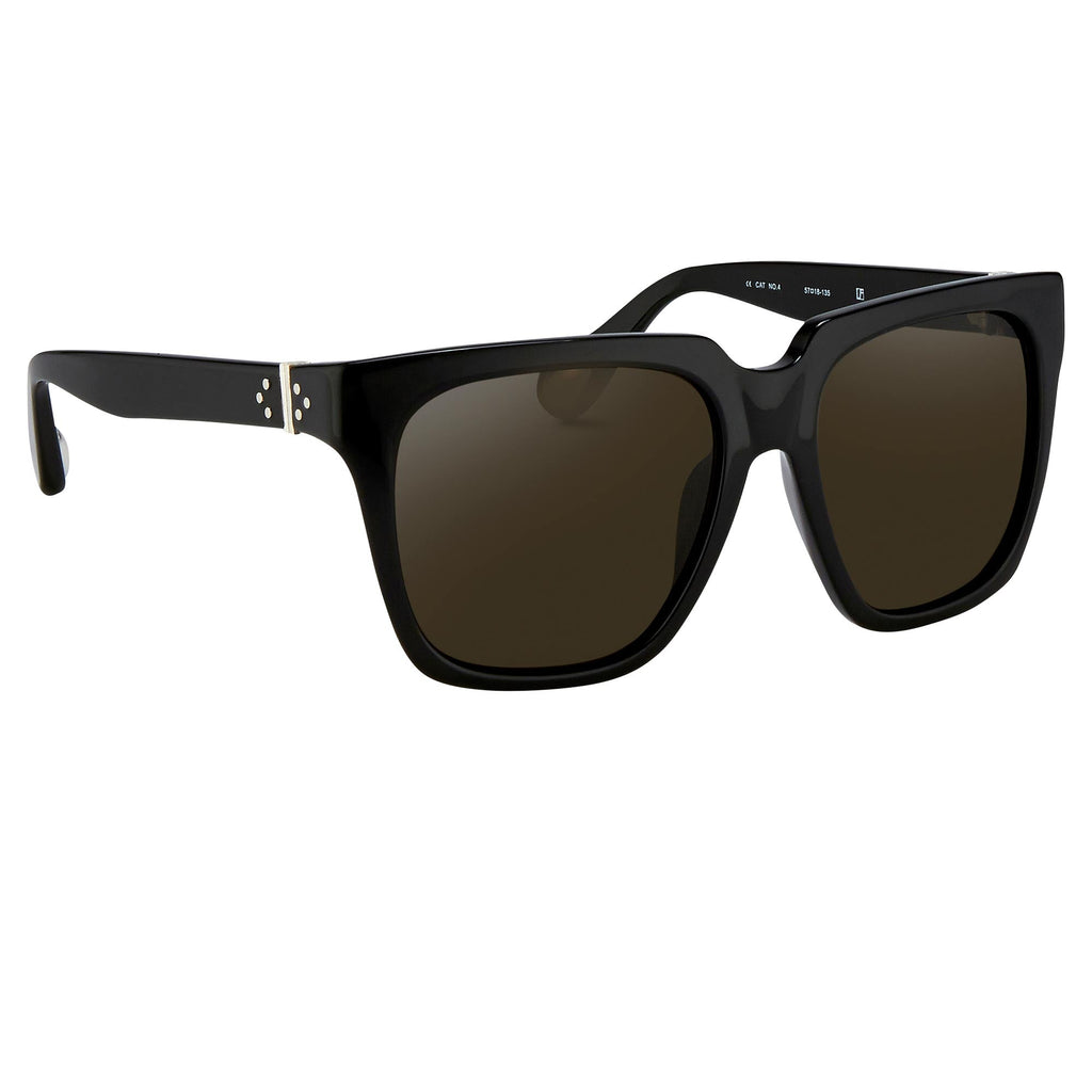 Ann Demeulemeester Men's Sunglasses Oversized Black and Grey