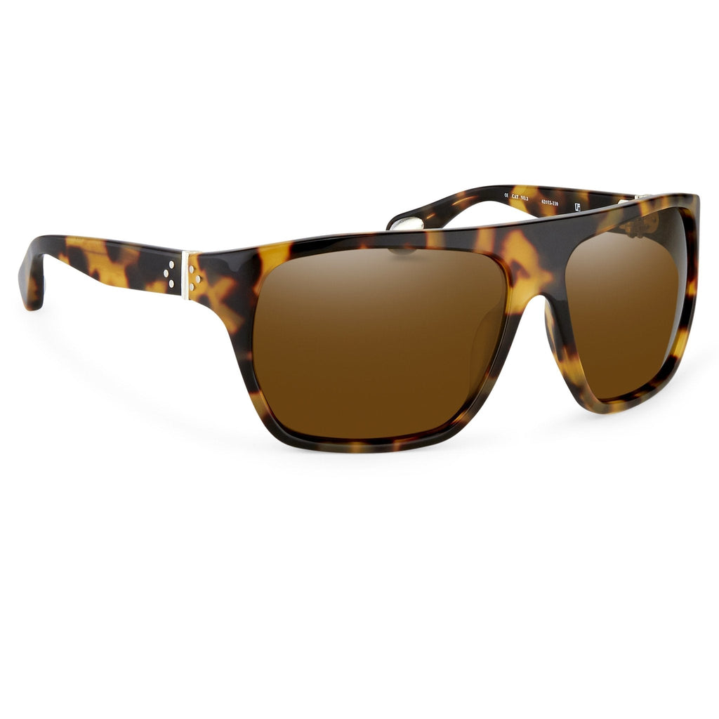 Ann Demeulemeester Men's Sunglasses Oversized Tortoise Shell and Brown