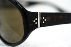 Ann Demeulemeester Ladies Sunglasses Oversized Tortoise Shell and Brown